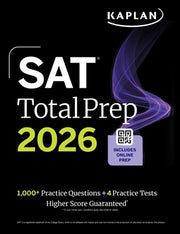 SAT Total Prep 2026 Kaplan book cover
