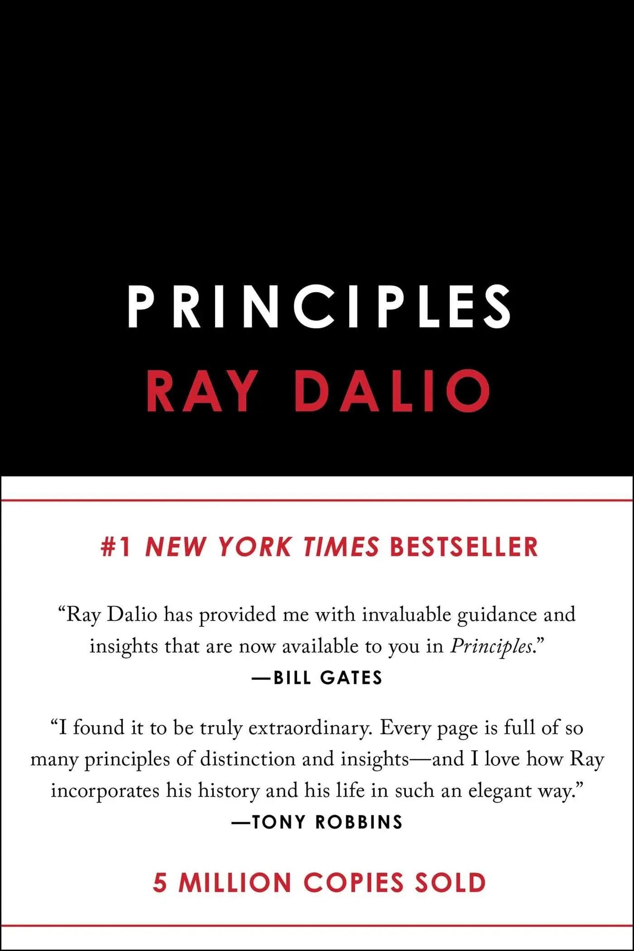 Principles by Ray Dalio Hardcover book cover - The Sequoia Books