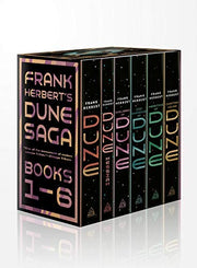 Dune Saga 6-Book Box Set by Frank Herbert book cover