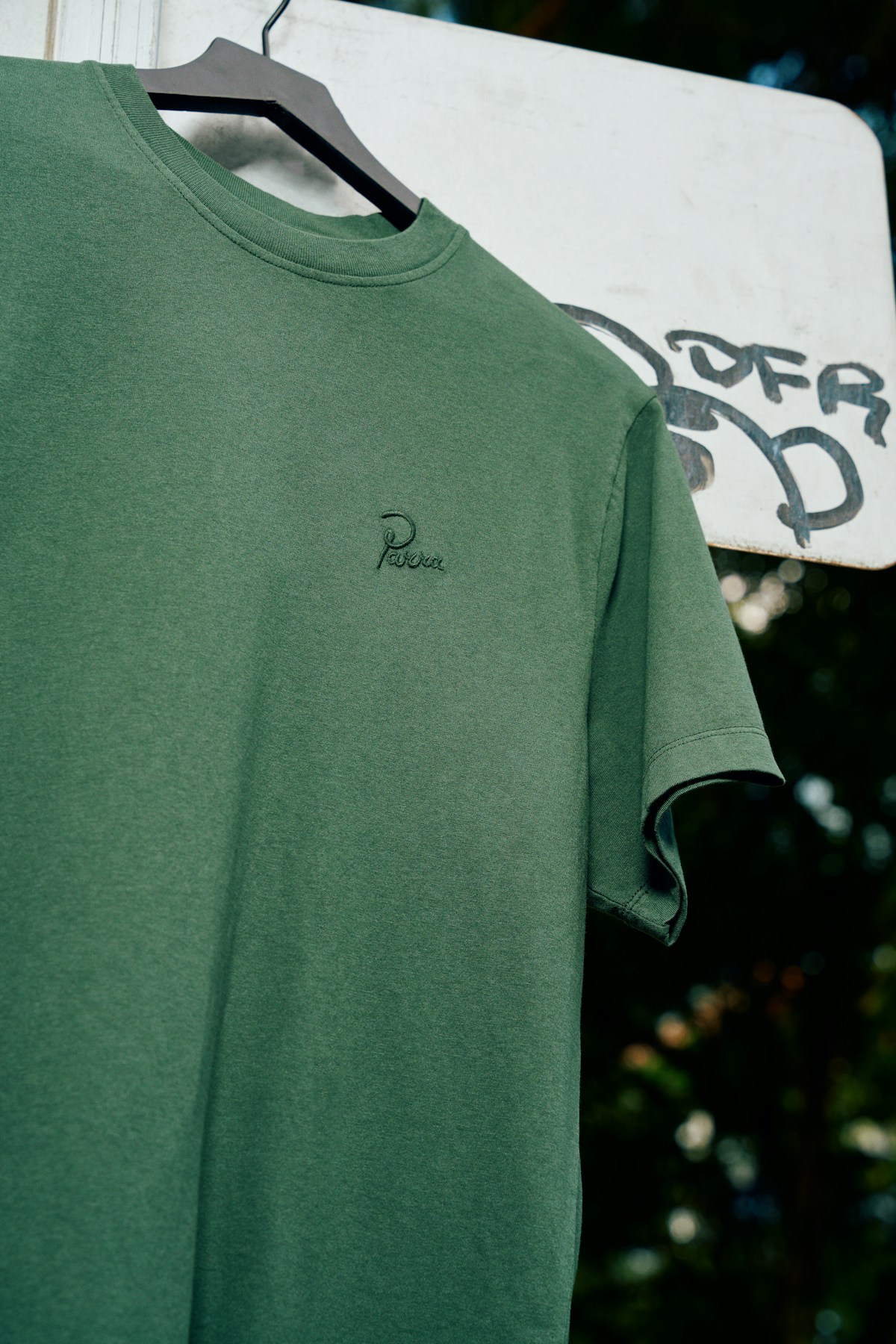 Reference photograph of Green Crew-Neck T-Shirt