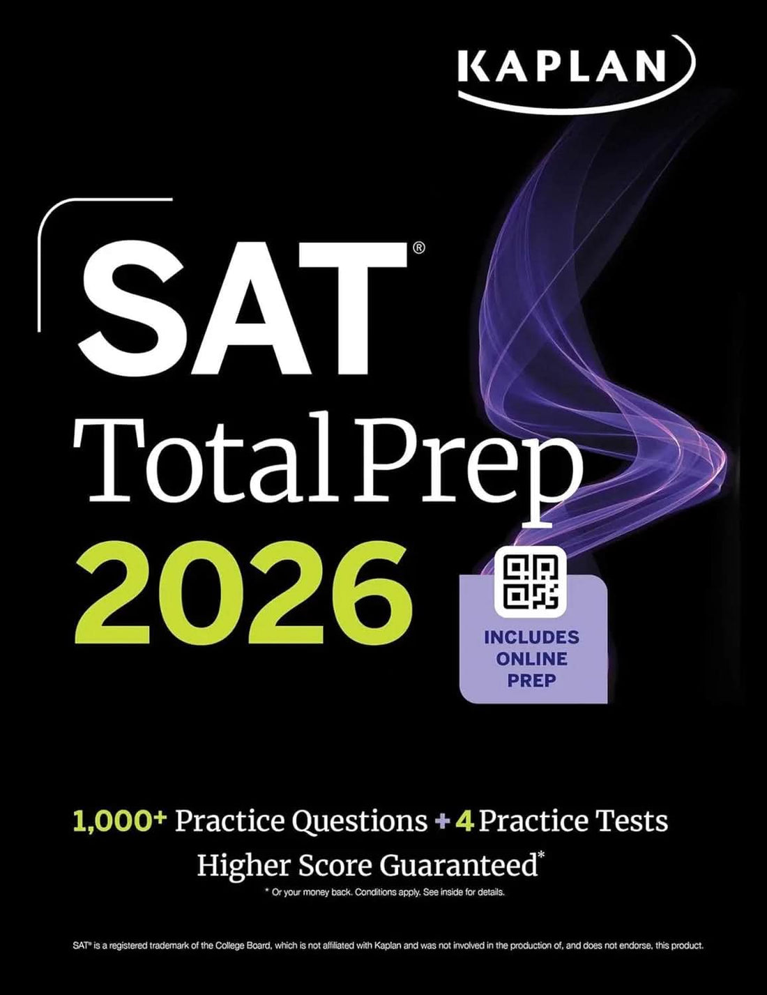 SAT Total Prep 2026 by Kaplan book cover - The Sequoia Books