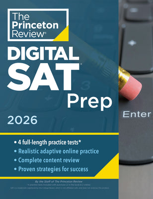 Princeton Review Digital SAT Prep 2026 book cover
