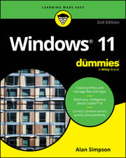 Windows 11 For Dummies 2nd Edition by Alan Simpson book cover