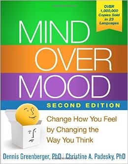 Mind Over Mood Second Edition by Greenberger and Padesky book cover