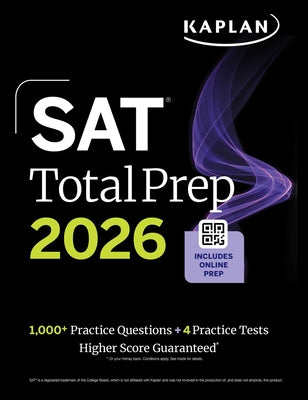 SAT Total Prep 2026 Kaplan book cover