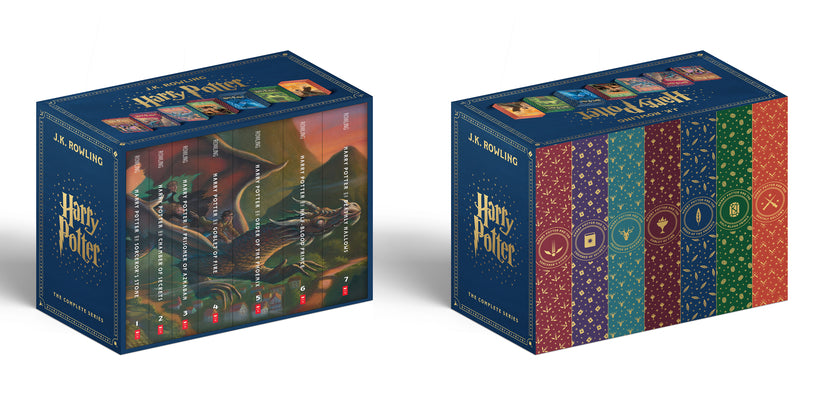 Harry Potter Paperback Set 7 books by J. K. Rowling book cover