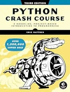 Python Crash Course 3rd Edition by Eric Matthes book cover