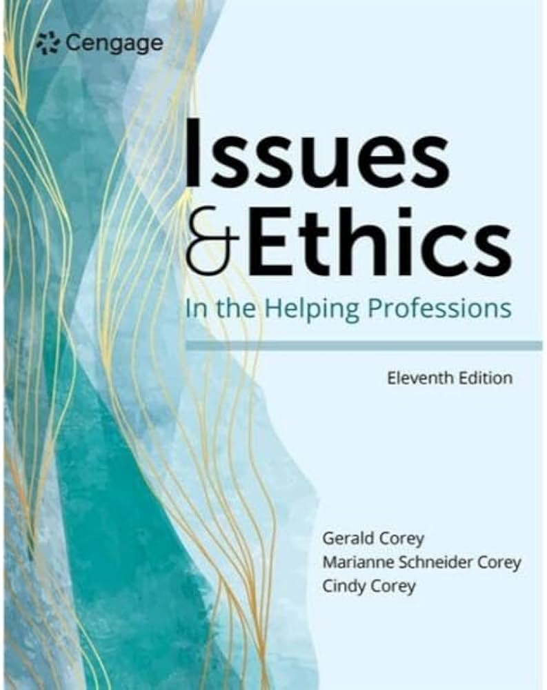 Issues and Ethics in the Helping Professions by Gerald Corey book cover - The Sequoia Books