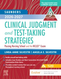 Saunders 2026-2027 Clinical Judgment and Test-Taking Strategies book cover - The Sequoia Books
