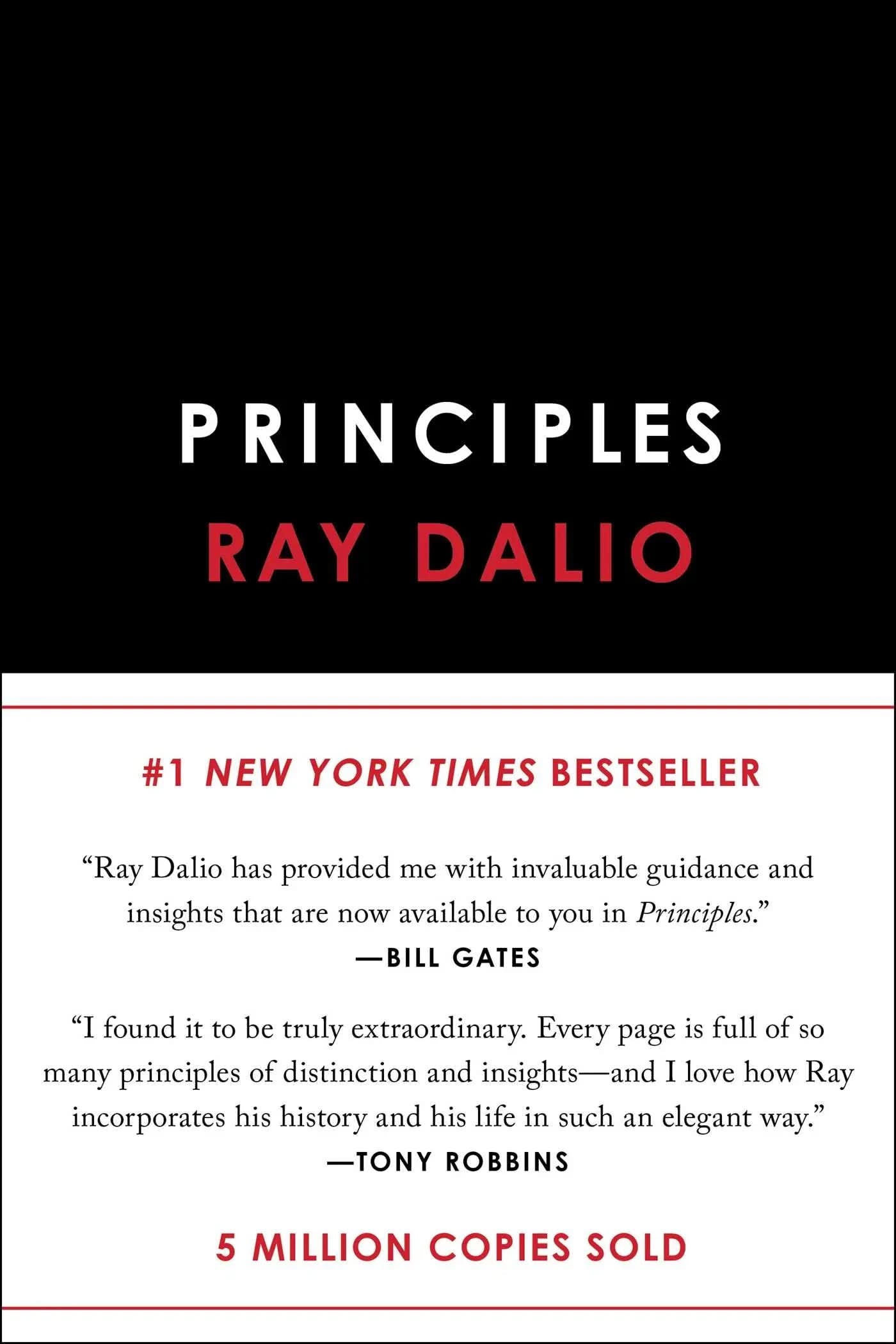 Principles by Ray Dalio Hardcover book cover - The Sequoia Books
