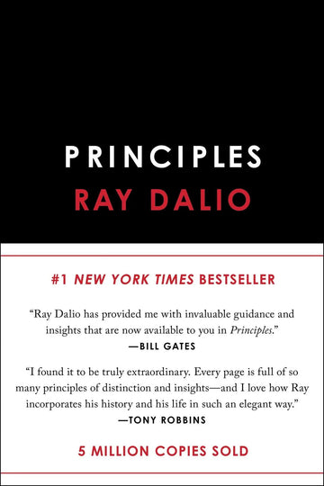 Principles by Ray Dalio Hardcover book cover - The Sequoia Books
