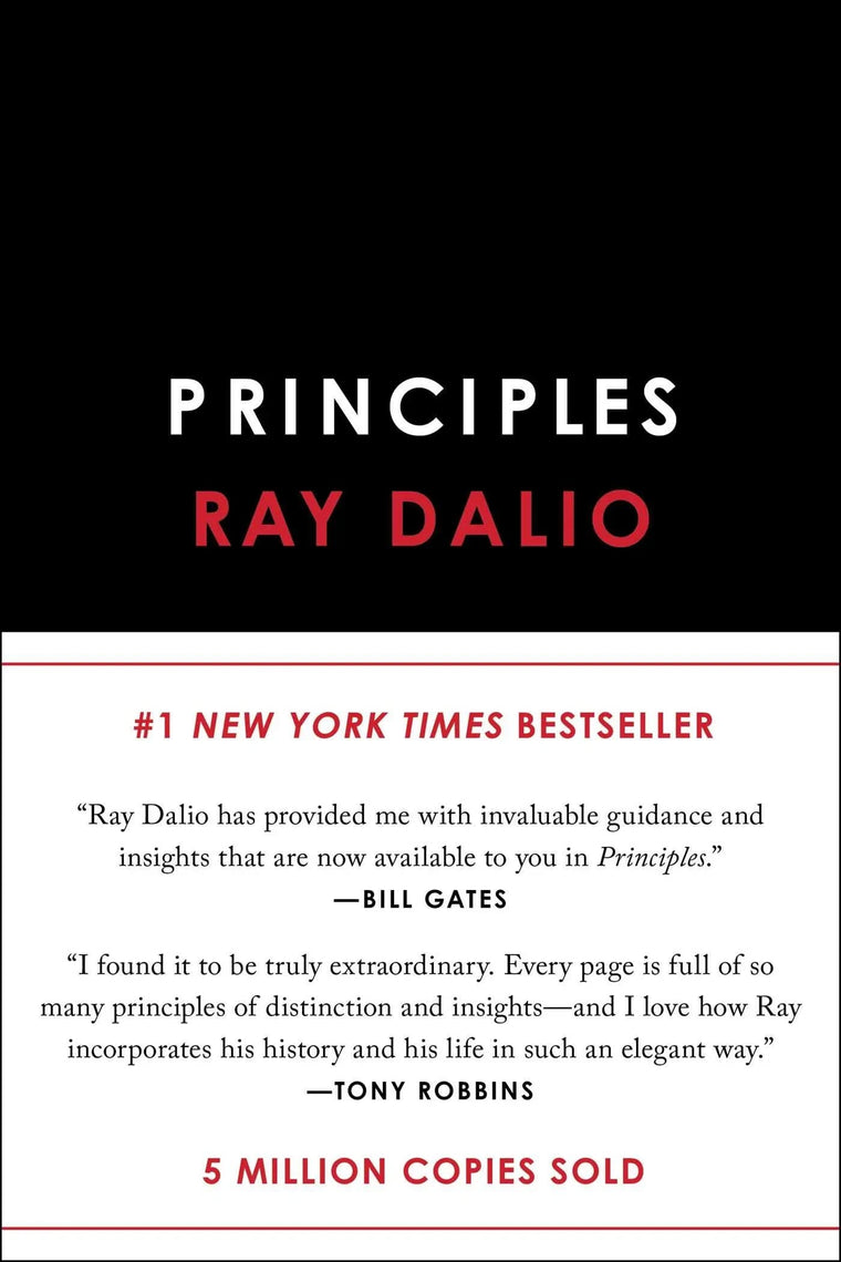 Principles by Ray Dalio Hardcover book cover - The Sequoia Books