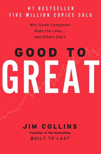 Good to Great by Jim Collins hardcover book cover