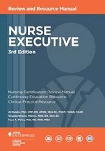 Nurse Executive Review and Resource Manual 3rd Edition by Al Rundio book cover