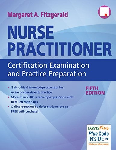 Nurse Practitioner Certification Examination and Practice Preparation by Margaret Fitzgerald book cover